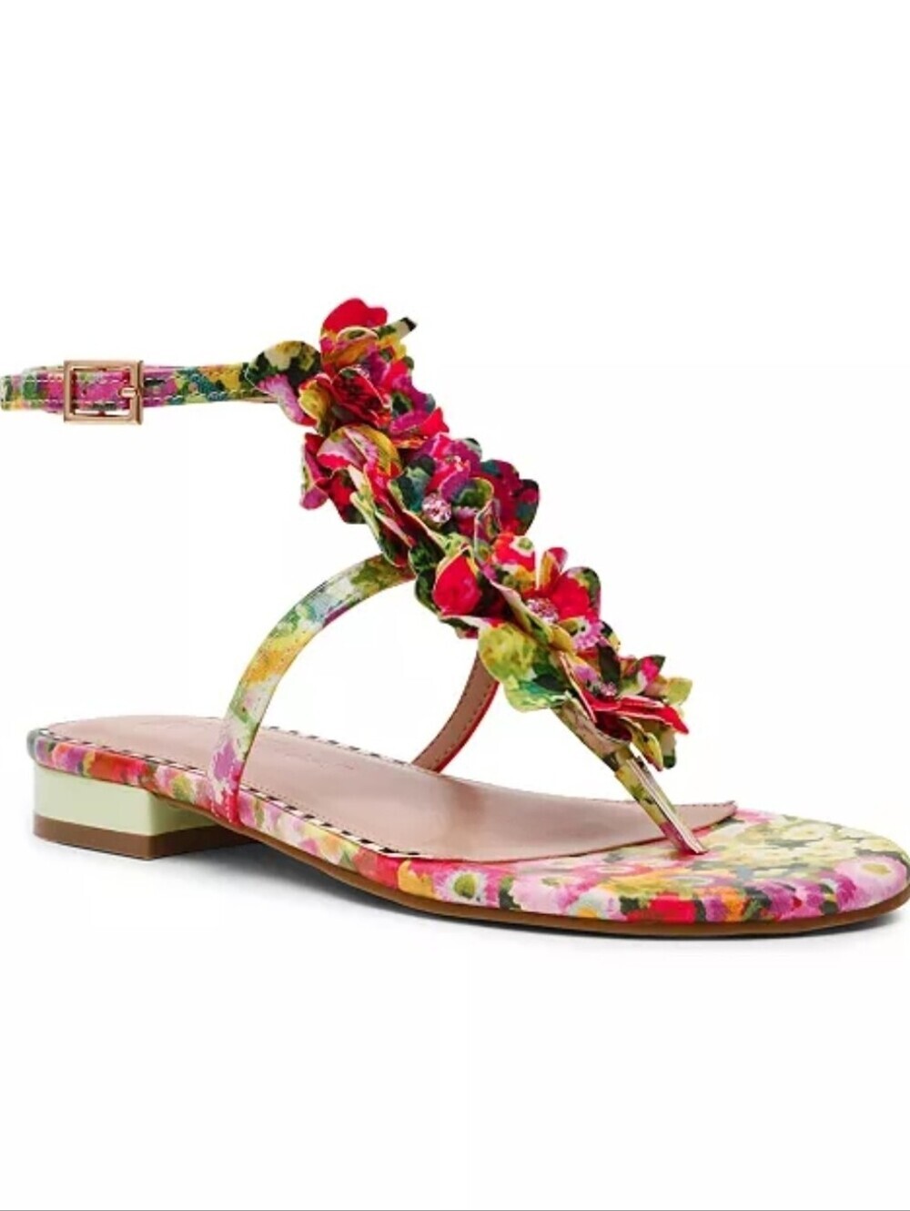 💚▪️Betsey Johnson ▪️Women's Kenedy Floral Gladiator Round Toe Sandals